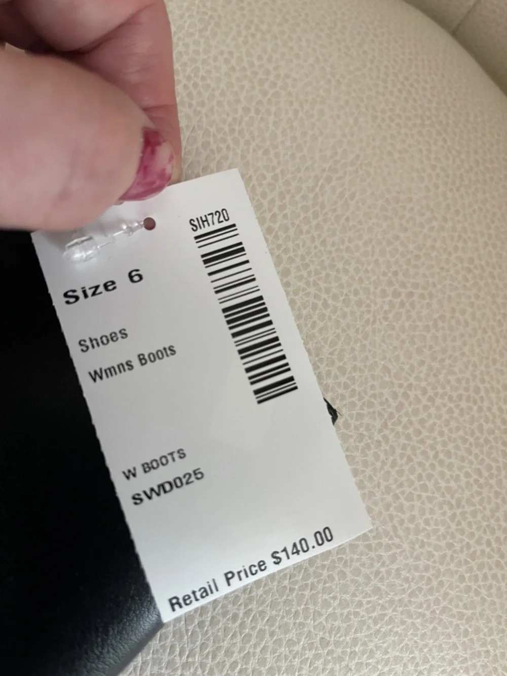 Anne Klein Black Mid-Calf Block Heel Boots with Ankle Strap - Picture 15 of 15